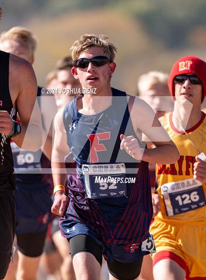 Thumbnail 1 in CHSAA 2A Cross Country Final photogallery.