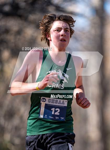 Thumbnail 1 in CHSAA 2A Cross Country Final photogallery.