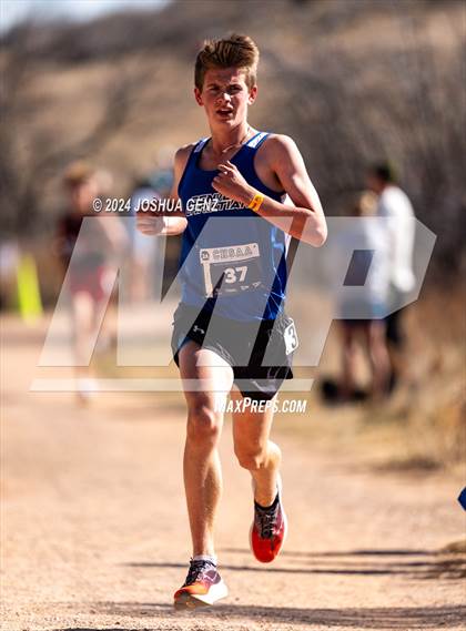 Thumbnail 2 in CHSAA 2A Cross Country Final photogallery.