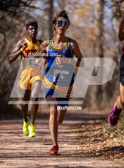 Thumbnail 1 in CHSAA 2A Cross Country Final photogallery.