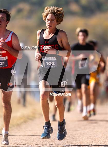 Thumbnail 2 in CHSAA 2A Cross Country Final photogallery.