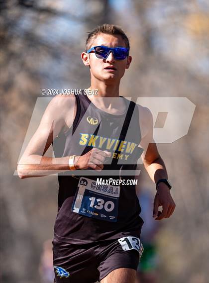 Thumbnail 2 in CHSAA 2A Cross Country Final photogallery.