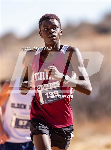 Thumbnail 2 in CHSAA 2A Cross Country Final photogallery.