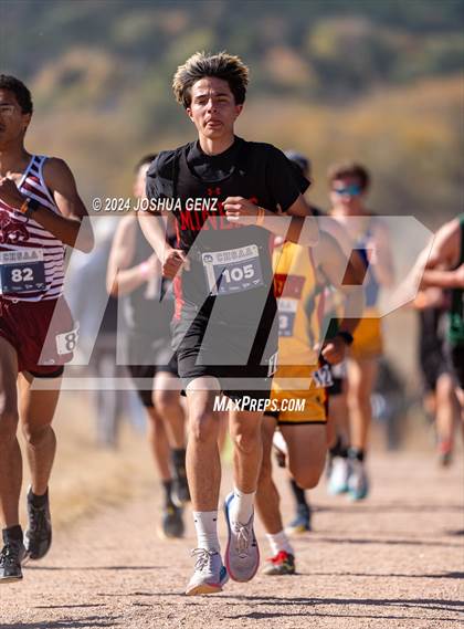Thumbnail 2 in CHSAA 2A Cross Country Final photogallery.
