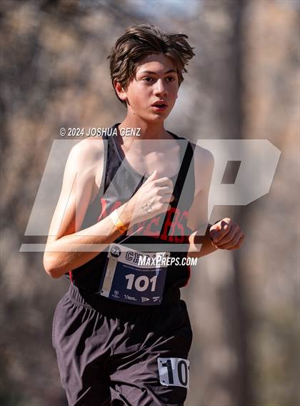 Thumbnail 1 in CHSAA 2A Cross Country Final photogallery.