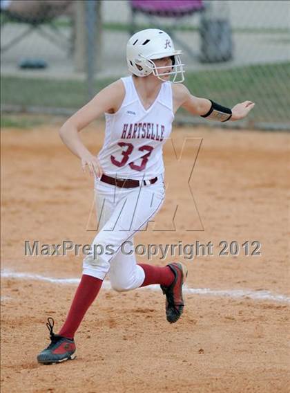 Thumbnail 3 in Hartselle vs Gibbs (Bob Jones Softball Tourney) photogallery.