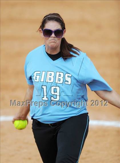 Thumbnail 1 in Hartselle vs Gibbs (Bob Jones Softball Tourney) photogallery.