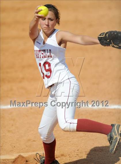 Thumbnail 3 in Hartselle vs Gibbs (Bob Jones Softball Tourney) photogallery.