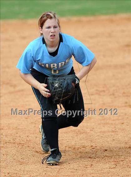 Thumbnail 2 in Hartselle vs Gibbs (Bob Jones Softball Tourney) photogallery.