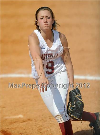 Thumbnail 1 in Hartselle vs Gibbs (Bob Jones Softball Tourney) photogallery.