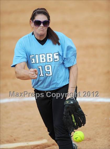 Thumbnail 2 in Hartselle vs Gibbs (Bob Jones Softball Tourney) photogallery.