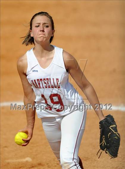 Thumbnail 1 in Hartselle vs Gibbs (Bob Jones Softball Tourney) photogallery.