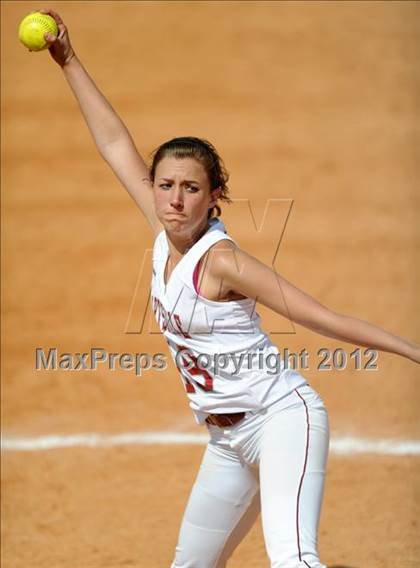 Thumbnail 3 in Hartselle vs Gibbs (Bob Jones Softball Tourney) photogallery.