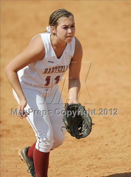 Thumbnail 1 in Hartselle vs Gibbs (Bob Jones Softball Tourney) photogallery.