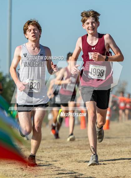 Thumbnail 3 in UIL 6A Boys Cross Country District 25 Finals photogallery.
