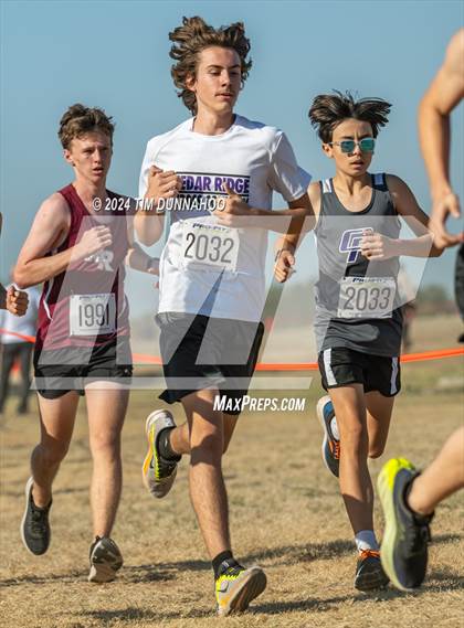 Thumbnail 1 in UIL 6A Boys Cross Country District 25 Finals photogallery.