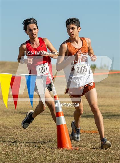 Thumbnail 1 in UIL 6A Boys Cross Country District 25 Finals photogallery.