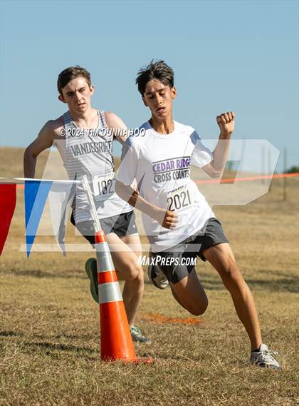 Thumbnail 1 in UIL 6A Boys Cross Country District 25 Finals photogallery.