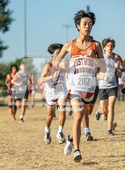 Thumbnail 3 in UIL 6A Boys Cross Country District 25 Finals photogallery.