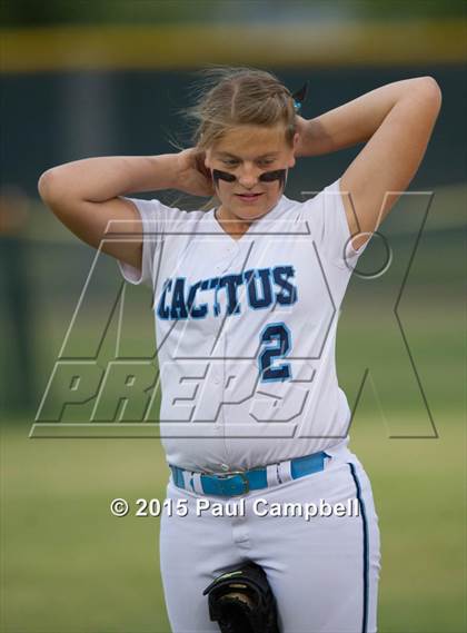 Thumbnail 1 in Cactus vs Sunrise Mountain (AIA D2 Round 4 Playoff) photogallery.