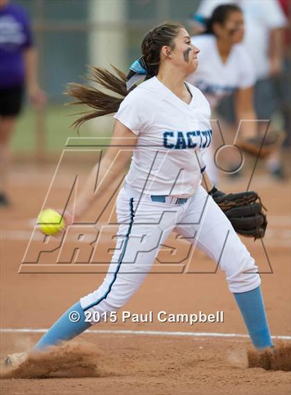 Thumbnail 1 in Cactus vs Sunrise Mountain (AIA D2 Round 4 Playoff) photogallery.