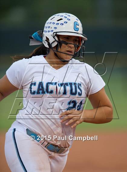 Thumbnail 3 in Cactus vs Sunrise Mountain (AIA D2 Round 4 Playoff) photogallery.