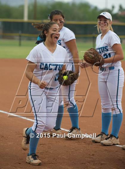 Thumbnail 2 in Cactus vs Sunrise Mountain (AIA D2 Round 4 Playoff) photogallery.