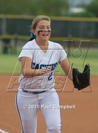 Thumbnail 1 in Cactus vs Sunrise Mountain (AIA D2 Round 4 Playoff) photogallery.