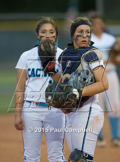 Thumbnail 2 in Cactus vs Sunrise Mountain (AIA D2 Round 4 Playoff) photogallery.