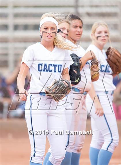 Thumbnail 2 in Cactus vs Sunrise Mountain (AIA D2 Round 4 Playoff) photogallery.