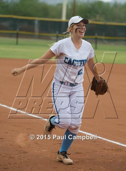 Thumbnail 1 in Cactus vs Sunrise Mountain (AIA D2 Round 4 Playoff) photogallery.