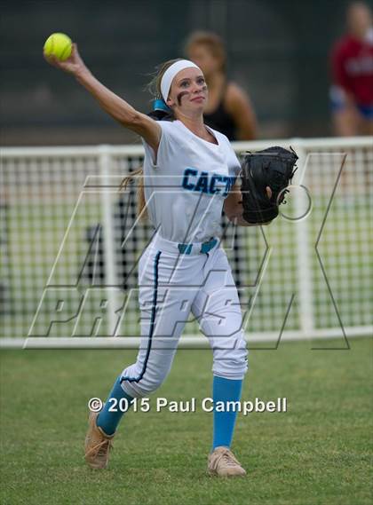 Thumbnail 1 in Cactus vs Sunrise Mountain (AIA D2 Round 4 Playoff) photogallery.