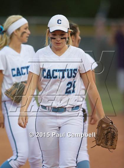 Thumbnail 3 in Cactus vs Sunrise Mountain (AIA D2 Round 4 Playoff) photogallery.