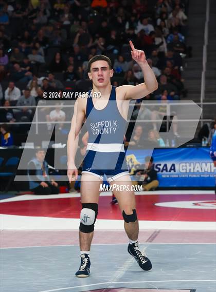Thumbnail 3 in NYSPHSAA Wrestling Championships -Quarter Finals 131 lbs - 285 lbs photogallery.