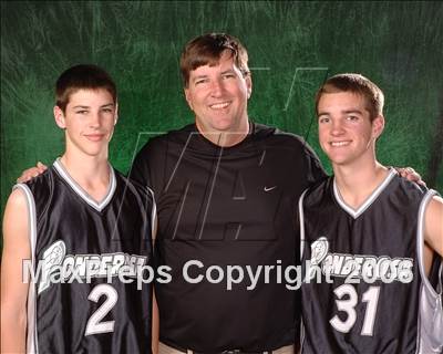 Thumbnail 3 in Ponderosa Varsity Boys Basketball Team Photos photogallery.
