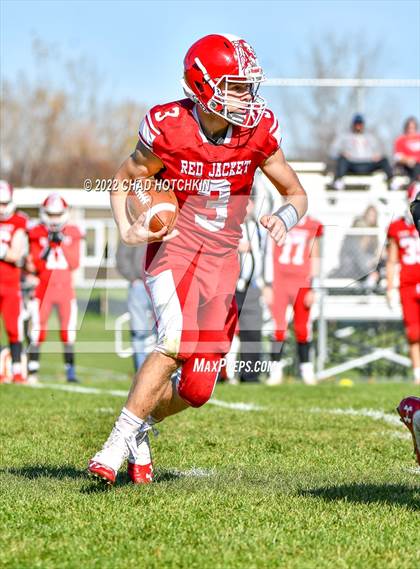 Thumbnail 3 in Finney @ Red Jacket (NYSPHSAA 8-Man Quarterfinal) photogallery.