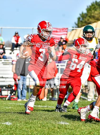 Thumbnail 2 in Finney @ Red Jacket (NYSPHSAA 8-Man Quarterfinal) photogallery.