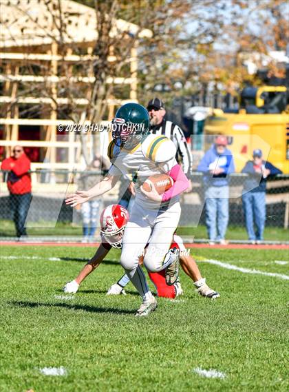 Thumbnail 1 in Finney @ Red Jacket (NYSPHSAA 8-Man Quarterfinal) photogallery.
