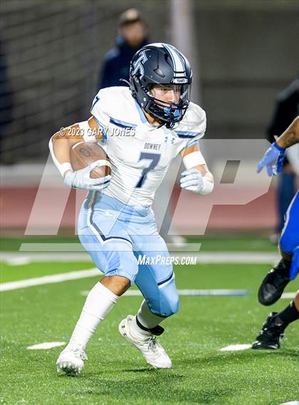 Thumbnail 3 in Downey @ Rocklin (CIF SJS D2 Playoff) photogallery.