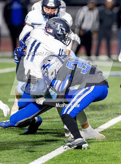 Thumbnail 2 in Downey @ Rocklin (CIF SJS D2 Playoff) photogallery.