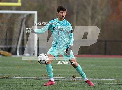 Thumbnail 2 in Ridgefield vs. Xavier (CIAC Class LL 2nd Round) photogallery.