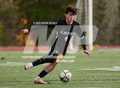 Thumbnail 2 in Ridgefield vs. Xavier (CIAC Class LL 2nd Round) photogallery.