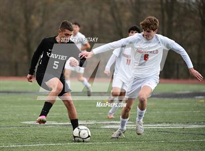 Thumbnail 1 in Ridgefield vs. Xavier (CIAC Class LL 2nd Round) photogallery.