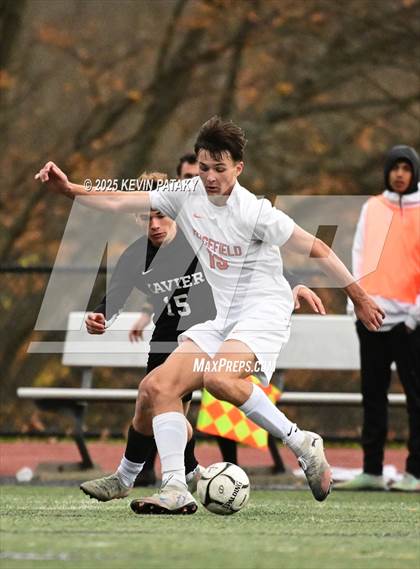 Thumbnail 2 in Ridgefield vs. Xavier (CIAC Class LL 2nd Round) photogallery.