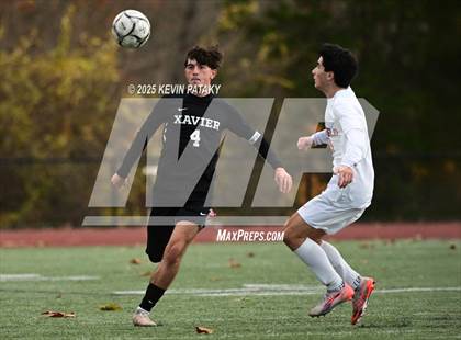 Thumbnail 3 in Ridgefield vs. Xavier (CIAC Class LL 2nd Round) photogallery.
