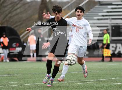 Thumbnail 3 in Ridgefield vs. Xavier (CIAC Class LL 2nd Round) photogallery.