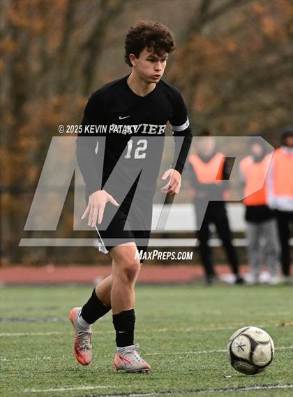 Thumbnail 3 in Ridgefield vs. Xavier (CIAC Class LL 2nd Round) photogallery.