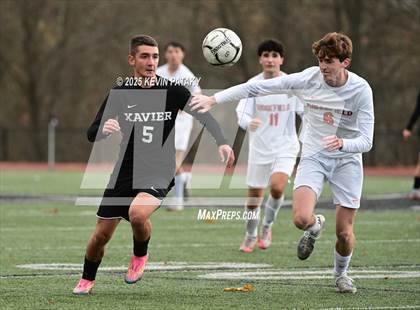 Thumbnail 1 in Ridgefield vs. Xavier (CIAC Class LL 2nd Round) photogallery.