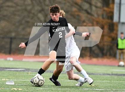 Thumbnail 1 in Ridgefield vs. Xavier (CIAC Class LL 2nd Round) photogallery.