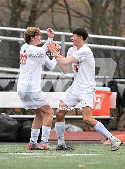 Thumbnail 2 in Ridgefield vs. Xavier (CIAC Class LL 2nd Round) photogallery.